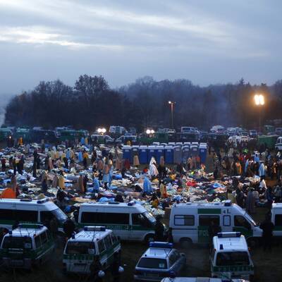 Proteste bei Castor-Transport