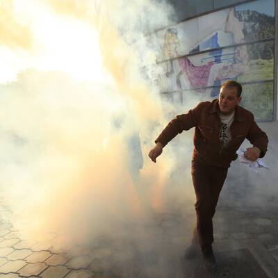 Blutige Unruhen in Tunis