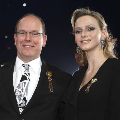 Albert & Charlene bei Zirkus-Festival