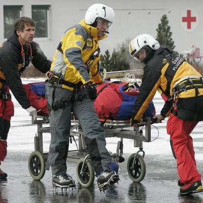 Horror-Sturz von Grugger: Der Abtransport
