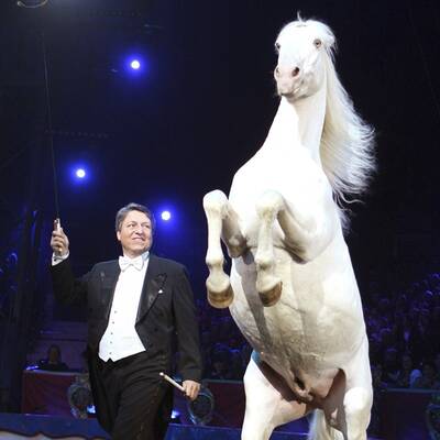 Albert & Charlene bei Zirkus-Festival