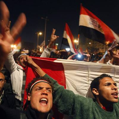 Zunächst Jubel am Tahrir-Platz in Kairo