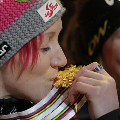 So jubelte Iraschko über WM-Titel