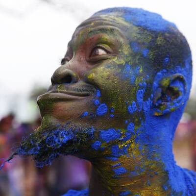 Buntes Treiben in Indien