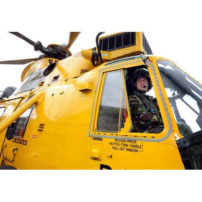 Heeresübung: Prinz William bei der Arbeit