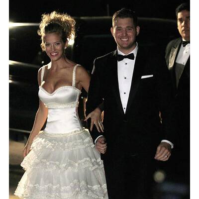 Frisch verheiratet: Michael Buble strahlt nch Trauung