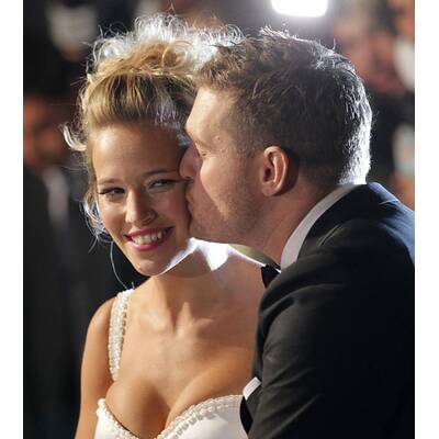 Frisch verheiratet: Michael Buble strahlt nch Trauung
