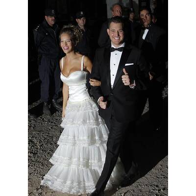 Frisch verheiratet: Michael Buble strahlt nch Trauung