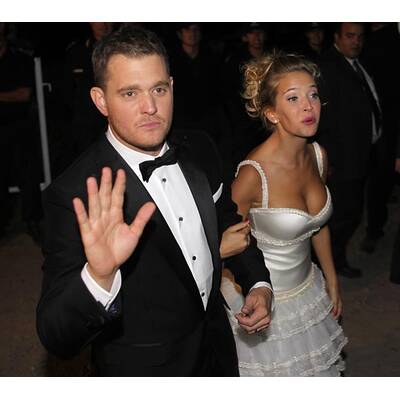 Frisch verheiratet: Michael Buble strahlt nch Trauung