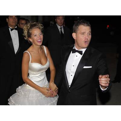 Frisch verheiratet: Michael Buble strahlt nch Trauung