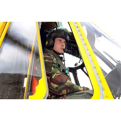 Heeresübung: Prinz William bei der Arbeit