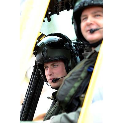 Heeresübung: Prinz William bei der Arbeit