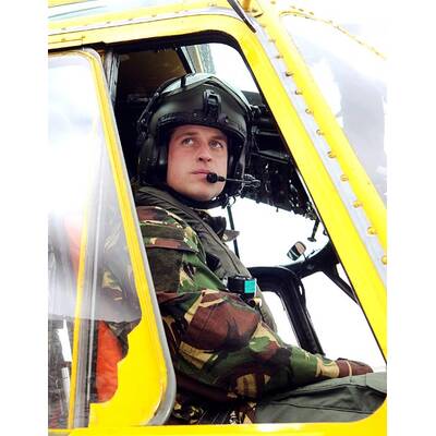 Heeresübung: Prinz William bei der Arbeit