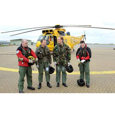 Heeresübung: Prinz William bei der Arbeit