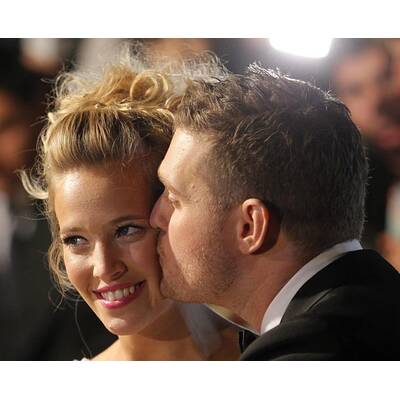 Frisch verheiratet: Michael Buble strahlt nch Trauung
