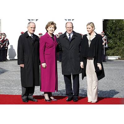 Charlene Wittstock putzt Staatsbesuch auf