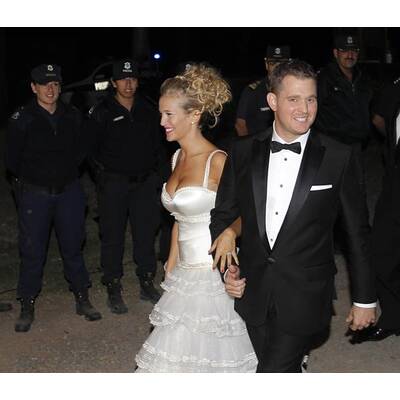 Frisch verheiratet: Michael Buble strahlt nch Trauung
