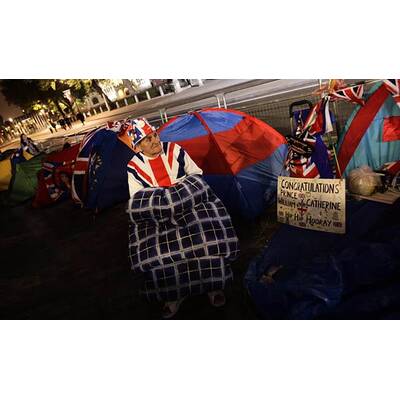 Generalprobe für die Hochzeit des Jahres