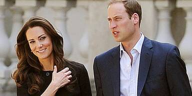 Prinz William und Kate am Tag nach ihrer Hochzeit