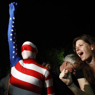 Euphorie auf den Straßen der USA