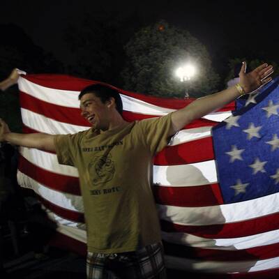 Euphorie auf den Straßen der USA