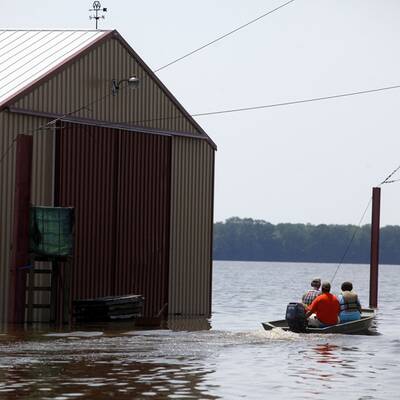 Pegel von 19,5 Meter