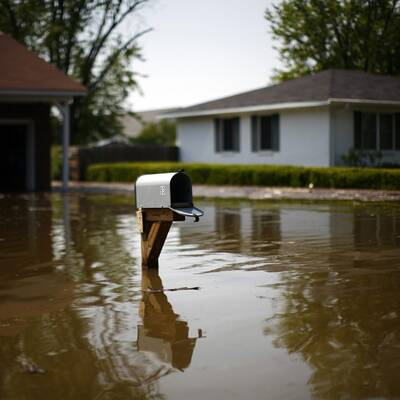 Pegel von 19,5 Meter