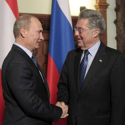 Heinz Fischer bei Putin