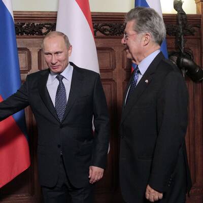 Heinz Fischer bei Putin