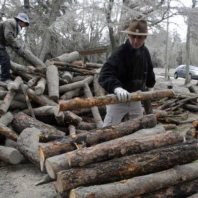 Vulkan Puyhue: Asche liegt hoch wie Schnee im Winter