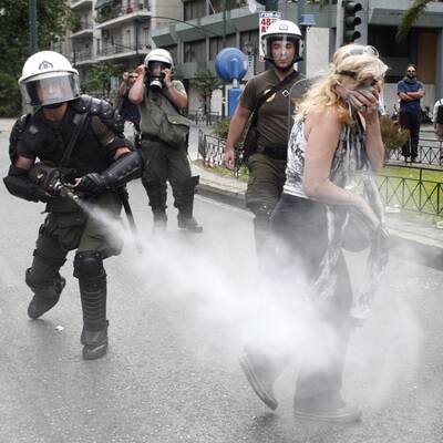 Massive Streiks und Proteste in Griechenland