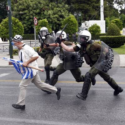 Massive Streiks und Proteste in Griechenland