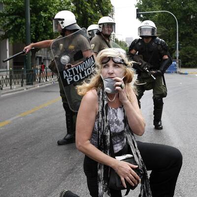 Massive Streiks und Proteste in Griechenland