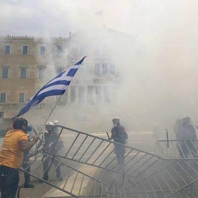 Massive Streiks und Proteste in Griechenland
