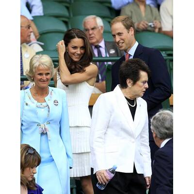Prinz William & Kate strahlen in Wimbledon