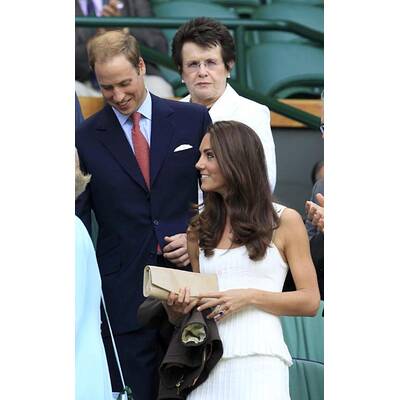 Prinz William & Kate strahlen in Wimbledon