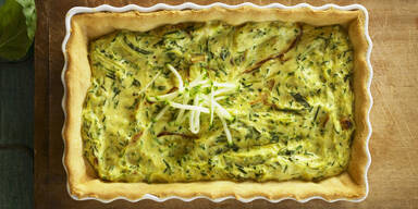 Basilikum-Ricotta-Quiche