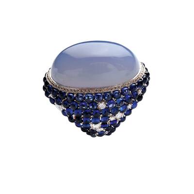 Blaue Schmuckstücke