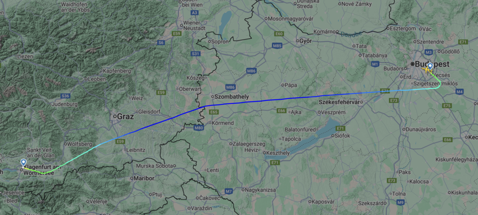 Robbie ist schon in Klagenfurt gelandet!