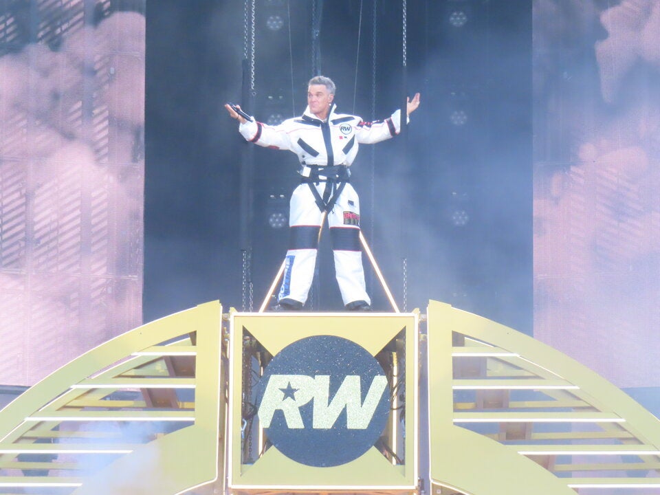 Robbie Williams als König des Entertainments