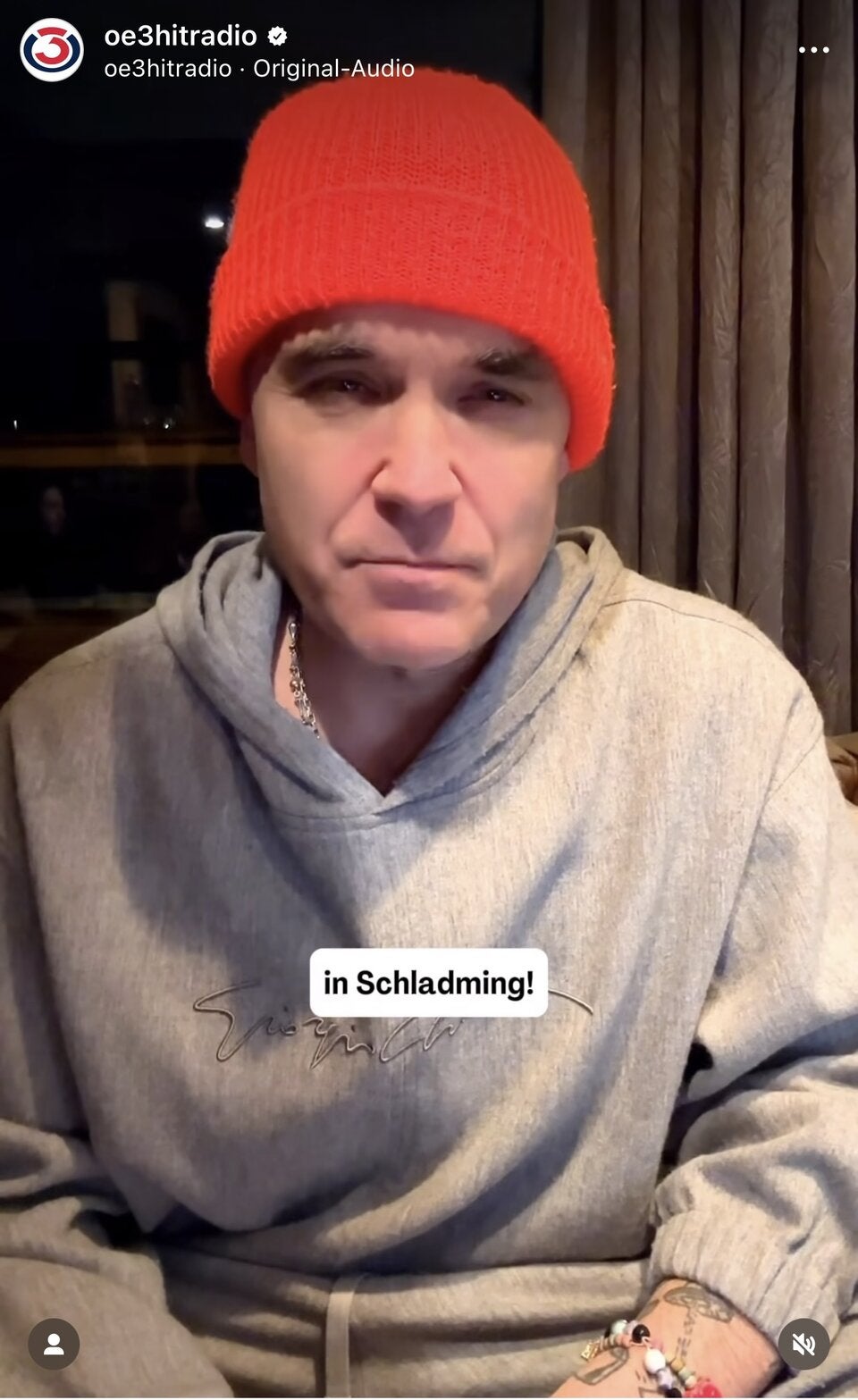 Robbie Williams ist in Schladming angekommen