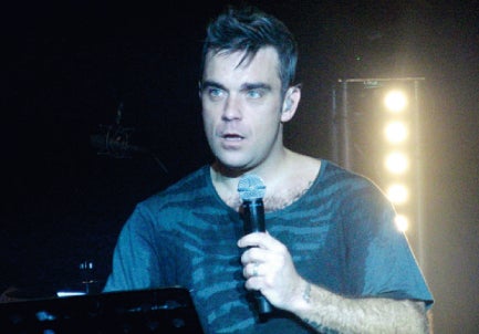 So rockte Robbie Paris