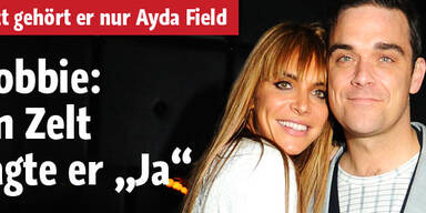 Robbie Williams sagte im Zelt 