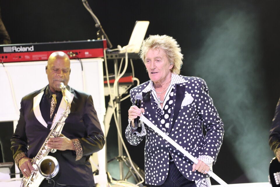 Rod Stewart ließ zum Abschied die Stadthalle schunkeln