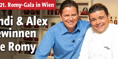 Andi & Alex als Gewinner der Romy-Gala