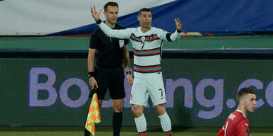Frust bei Cristiano Ronaldo