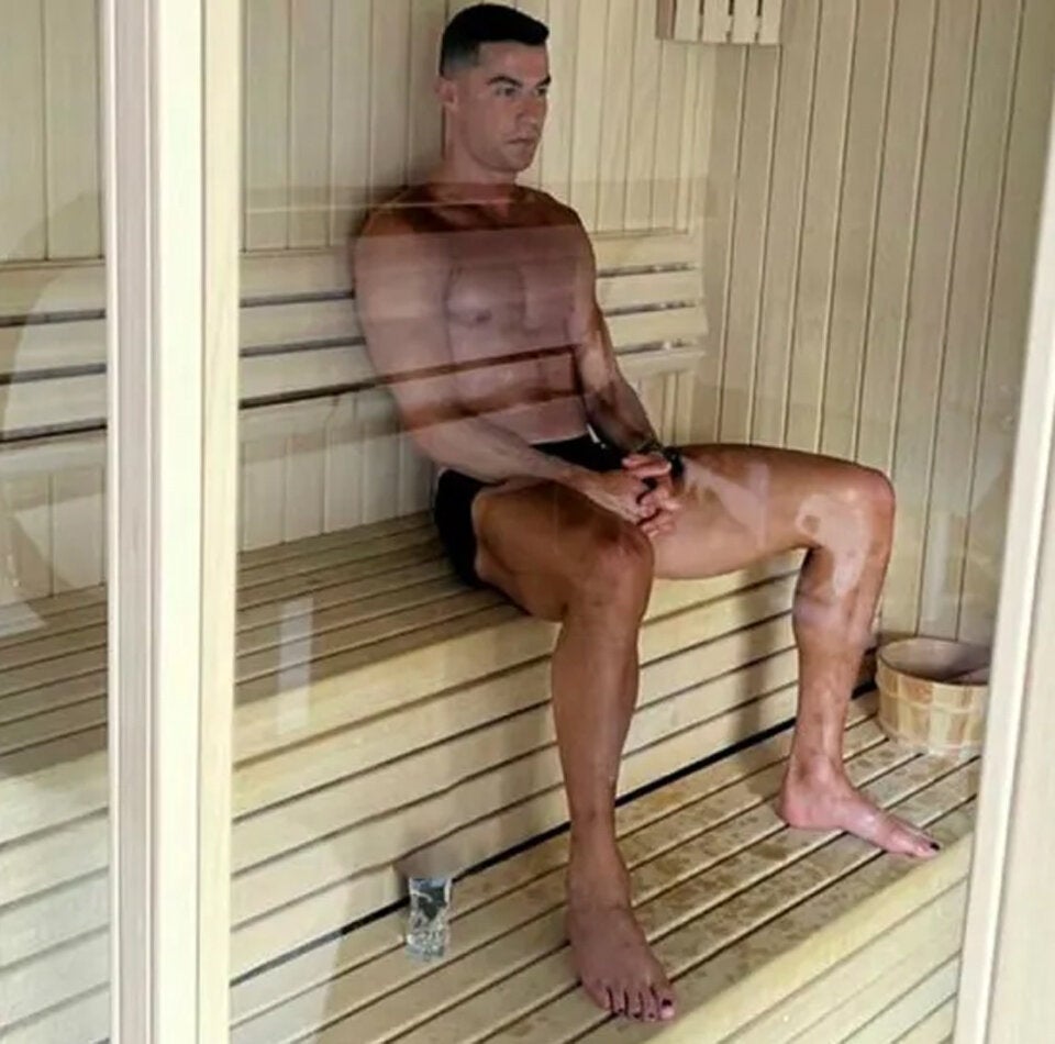 Cristiano Ronaldo Sauna
