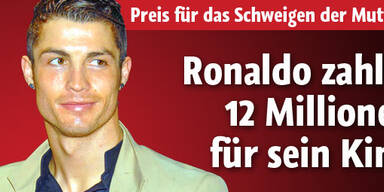 Cristiano Ronaldo: 12 Mio. für sein Kind