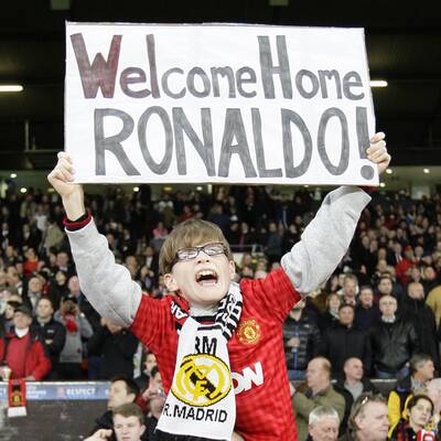 Ronaldo nach Goldtor gegen ManU traurig