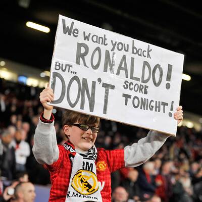 Ronaldo nach Goldtor gegen ManU traurig